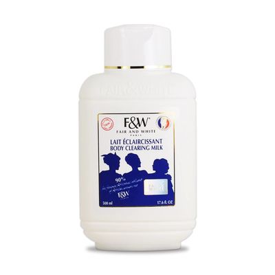 F&amp;W Original Body Clearing Milk - 17 fl oz, Dry Skin Moisturizer for Fair Skin Tones