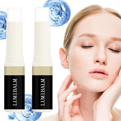 2PCS Lumibalm Stick For Under Eye Bags, For Eye Bags, Lumibalm Eye Serum StickAnti Aging Eye Cream Stick, Reduce Fine LinesDeeply Moisturizes