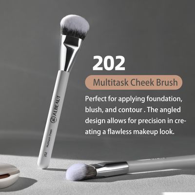Albeaut Blush Brush, Angled Contoured for Flawless Face Foundation Liquid Cream Cheek Makeup Multitask 202