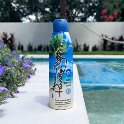 Continuous Spray Sunscreen - SPF 100, Broad Spectrum UVA/UVB Protection, PABA, Paraben, Gluten &amp; Cruelty Free, Water Resistant (80 Minutes), 5.5 OZ - Pack of 2