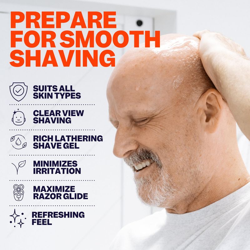 Freebird Shave Gel for Men - 60mL Ultra Smooth, Sensitive Skin Formula Ideal for Precision Shaving, Non-Foaming, Hydrating with Aloe Vera, Enhanced Glide, Travel Size, Compatible with All Razor Types