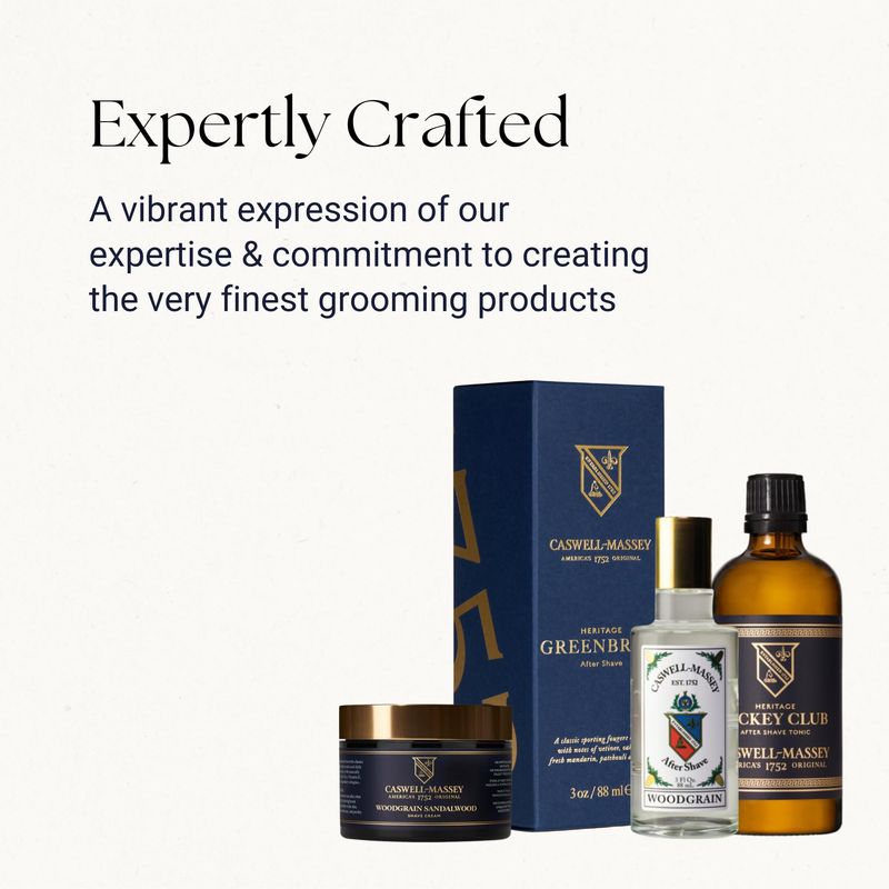 Caswell-Massey Heritage Number Six Shave Cream, Natural Mens Shaving Cream for Smooth Beard Shaving, Soothing for Sensitive Skin, USA Made, 8 Fl Oz