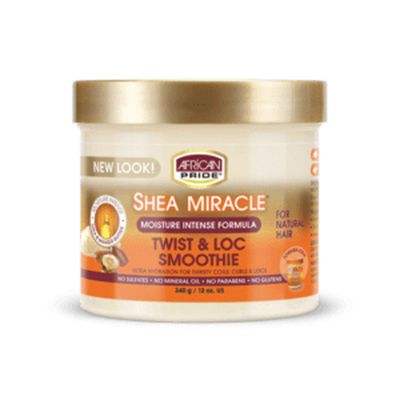 African Pride Shea Miracle Moisture Twist &amp; Loc Smoothie, 12 oz
