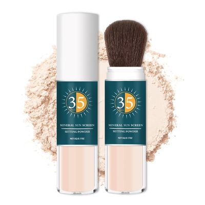 AOAZXBB Mineral Sun Screen Powder for Face Powder Sun Screen Oil Control Matte Finishing Powder Blurring Setting Powder Lightweight Breathable Translucent Powder Setting Powder- 01 Translucent