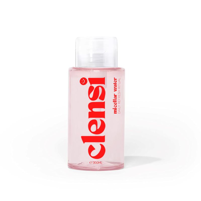 clensi - Micellar Cleansing Water, Makeup Remover, Gentle Facial Cleanser, Makeup Remover, Skin Refresher, Normal To Sensitive Skin Types.