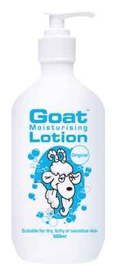 Goat Milk Lotion - Moisturizing - Non Greasy - 17 oz Enriched Milk, Suitable for Dry, Itchy or Sensitive Skin - Made in Australia - Original