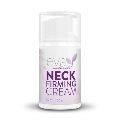 Eva Naturals Enhanced Neck &amp; Dcollet Firming Cream (1.7 oz) - Hydrating Cream for Neck Tightening &amp; Wrinkle Reduction - Lifts &amp; Smooths for Youthful Skin