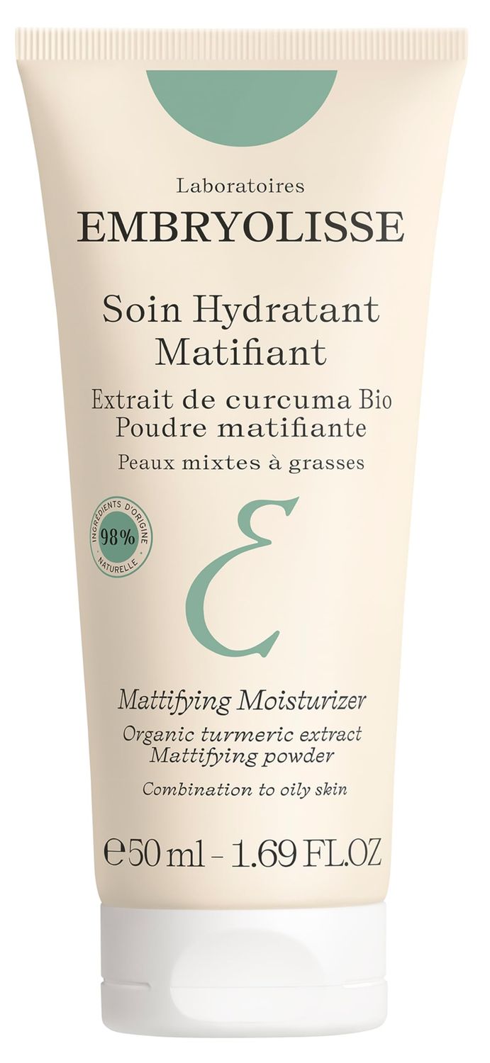 Embryolisse Mattifying Moisturizer - Oil Control Face Cream for Oily to Combination Skin - Hydrates &amp; Moisturizes the Skin, Lightweight Formula, Safe for Sensitive Skin - 1.69 Fl Oz