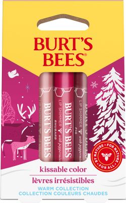 BURTS BEES Kissable Color Lip Shimmer Holiday Gift, 1 EA