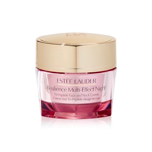 Este Lauder Resilience Multi-Effect Night Tri-Peptide Face and Neck Cream Moisturizer, 2.5 Ounce