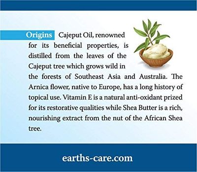 Earth's Care Dry and Cracked Skin Balm Moisturizer for Dry Skin - Cracked Hands Repair Cream - Foot Cream for Dry Heels 2.5 OZ. (2 Jars)