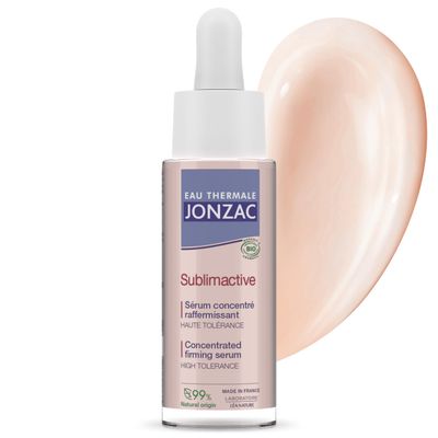 Eau Thermale Jonzac Sublimactive Organic Anti-Aging Concentrated Firming Serum for Face - Reduces Fine Lines and Smooths Wrinkles - Natural Skin Care - Safe for Sensitive Skin - 1.01 fl oz