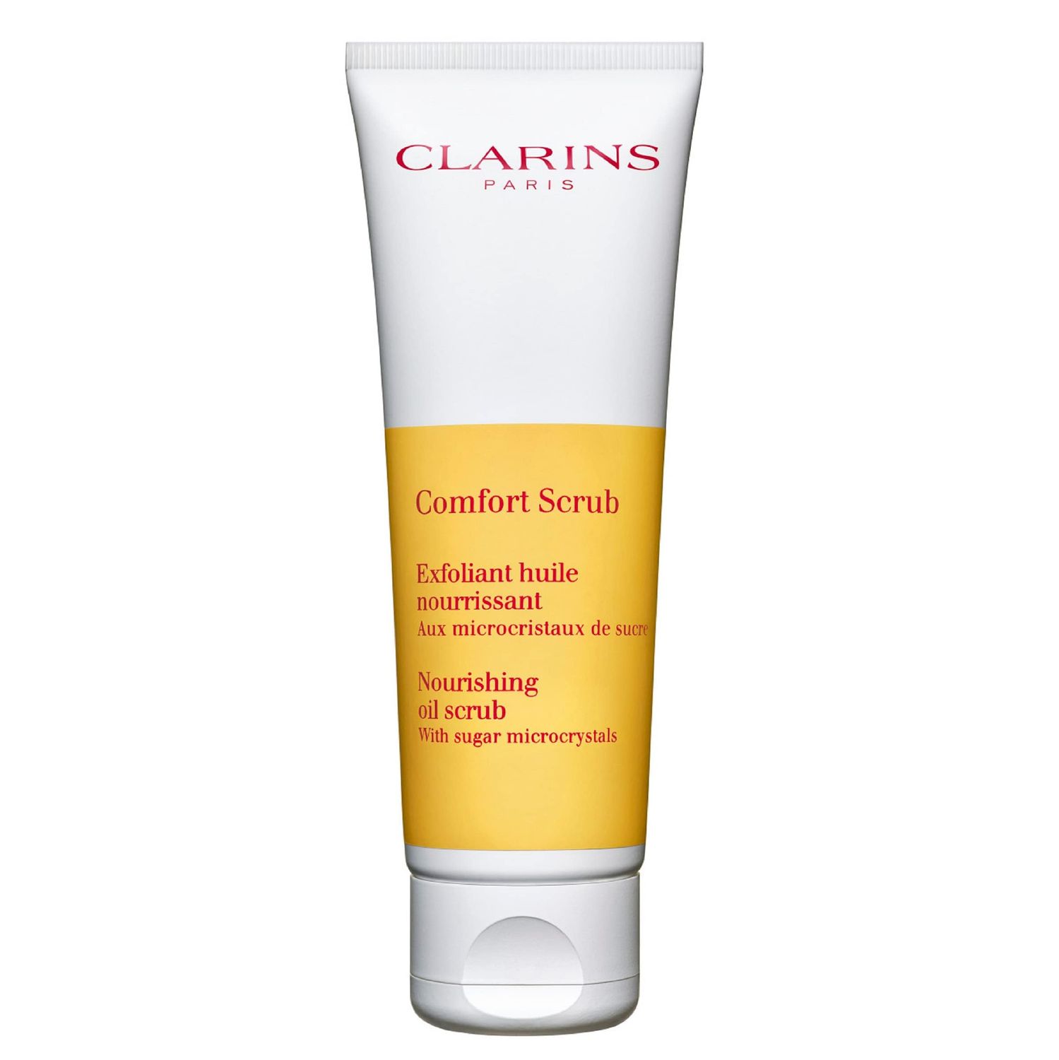 Clarins Comfort Scrub | Award-Winning | Nourishing, Oil-Infused Face Scrub With Sugar Microcrystals | Gently Exfoliates and Soothes | Paraben-Free | SLS-Free | Mineral Oil Free | Normal To Dry Skin
