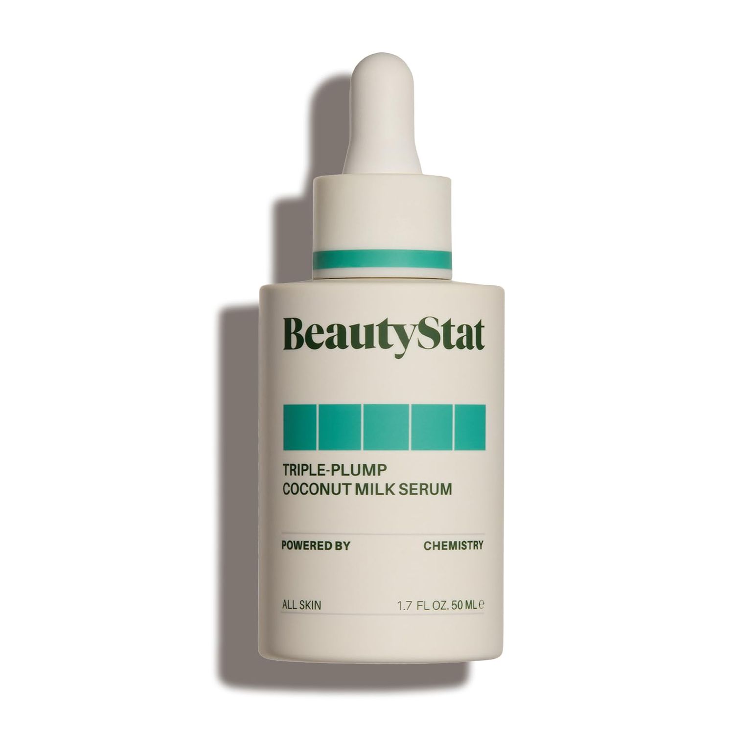 BeautyStat Triple-Plump Coconut Milk Serum - Moisturize, Plump, &amp; Revitalize with Hyaluronic Acid, Polyglutamic Acid, Microsilver, &amp; Coconut Complex (30 ml / 1 fl oz)