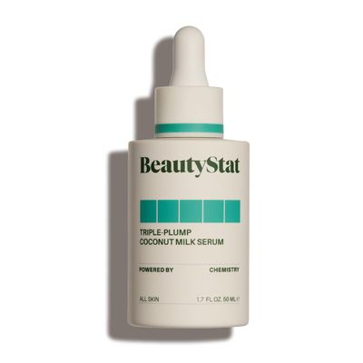 BeautyStat Triple-Plump Coconut Milk Serum - Moisturize, Plump, &amp; Revitalize with Hyaluronic Acid, Polyglutamic Acid, Microsilver, &amp; Coconut Complex (30 ml / 1 fl oz)