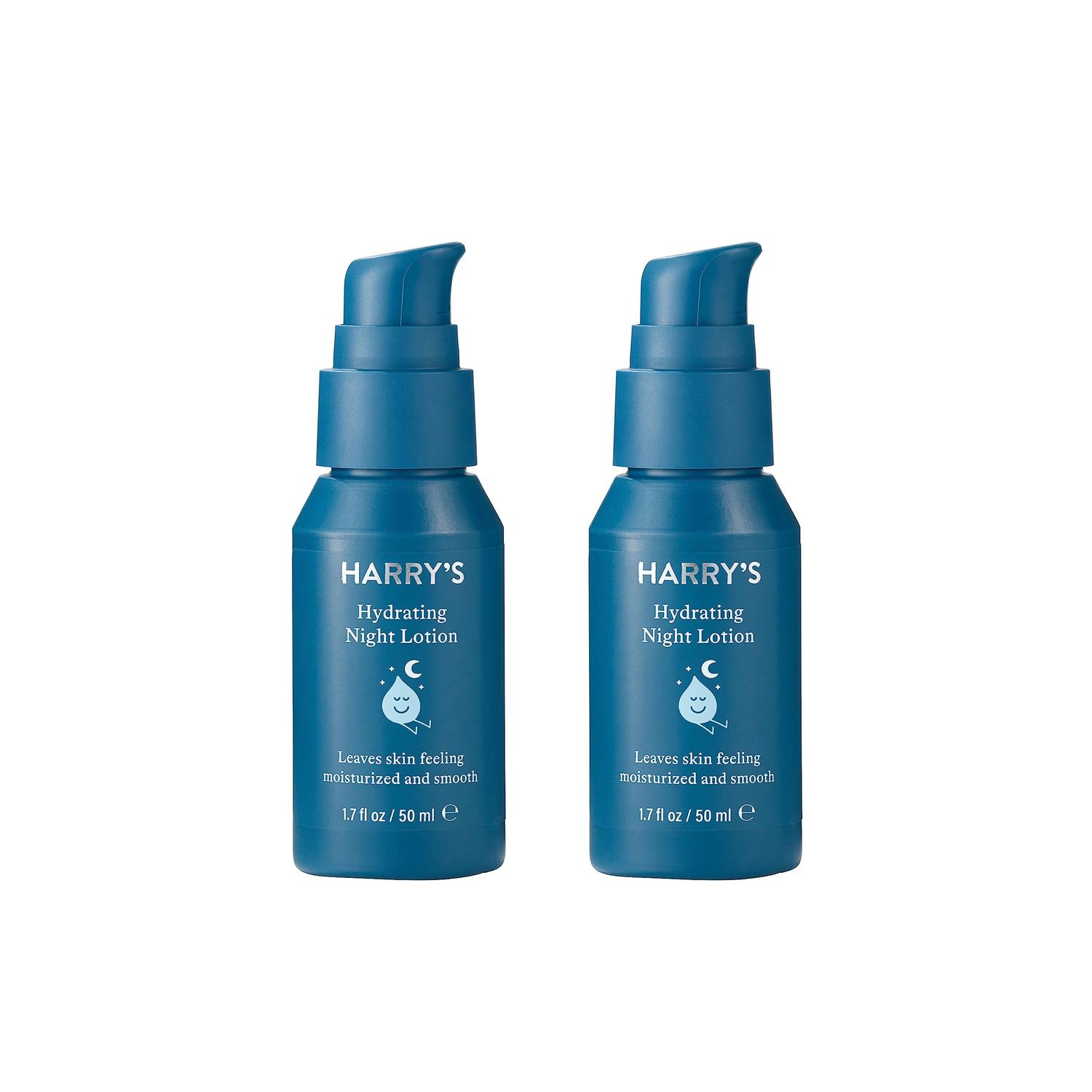 Harry&#39;s Hydrating Night Lotion | Lightweight and Moisturizing | 1.7 Fl Oz, 2 Pack