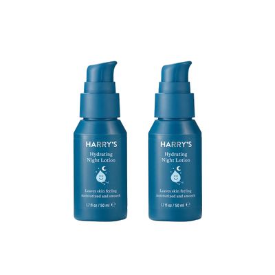 Harry&#39;s Hydrating Night Lotion | Lightweight and Moisturizing | 1.7 Fl Oz, 2 Pack