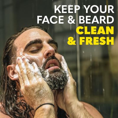 Beard Club Citrus Beard &amp; Face Wash - All-in-One Cleanser, Softens &amp; Nourishes Facial Hair, Hydrates &amp; Cleans Skin, Paraben &amp; Sulfate-Free