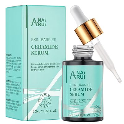 ANAI RUI Ceramide Face Serum, Calming Smooting Serum for face,Skin Barrier Repair Serum with Hyaluronic Acid, Reduces Wrinkles &amp; Repairs Skin, Soothe Redness,Ceramide Moisturizer Serum 1 Fl.oz