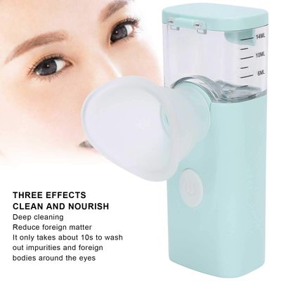 Eye Moisturizing Machine, Soothing Facial Skin Cleaning Eye Care Sprayer, for USB Charging Handheld(The New Eye moisturizer Blue)