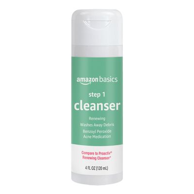 Amazon Basics 3-Step Acne Remedy System Cleanser, 4 Fluid Ounces, 1-Pack