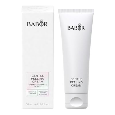 BABOR Gentle Peeling Cream, Gentle Facial Scrub for Dry Sensitive Skin, Even Tone &amp; Texture, 1.7 oz