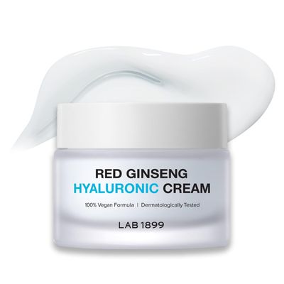 Donginbi LAB 1899 Red Ginseng Hyaluronic Cream - New Years Gifts for Women, Deep and Lasting Hydration Face Moisturizer, Korean Skin Care, All Skin Types, 1.69 floz / 50 ml
