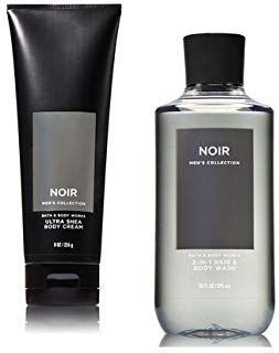 Bath and Body Works Men&#39;s Collection Ultra Shea Body Cream &amp; 2 in 1 Hair and Body Wash NOIR.