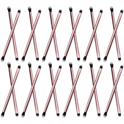 FRCOLOR 24Pcs Double Ended Eyeshadow Brush Set - Professional Makeup Brushes for Blending, Application &amp; Detailing, Ideal for All Skin Types, Versatile for Eye Makeup
