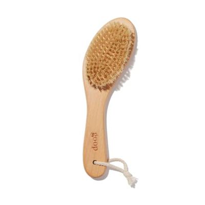goop Beauty Dry Brush | Exfoliating &amp; Detoxifying for Dry Skin | Wooden Brush with Natural Biodegradable Sisal Fibers | Sweeps Away Dead Skin Cells for Luminous, Smooth Skin | FSC-Certified