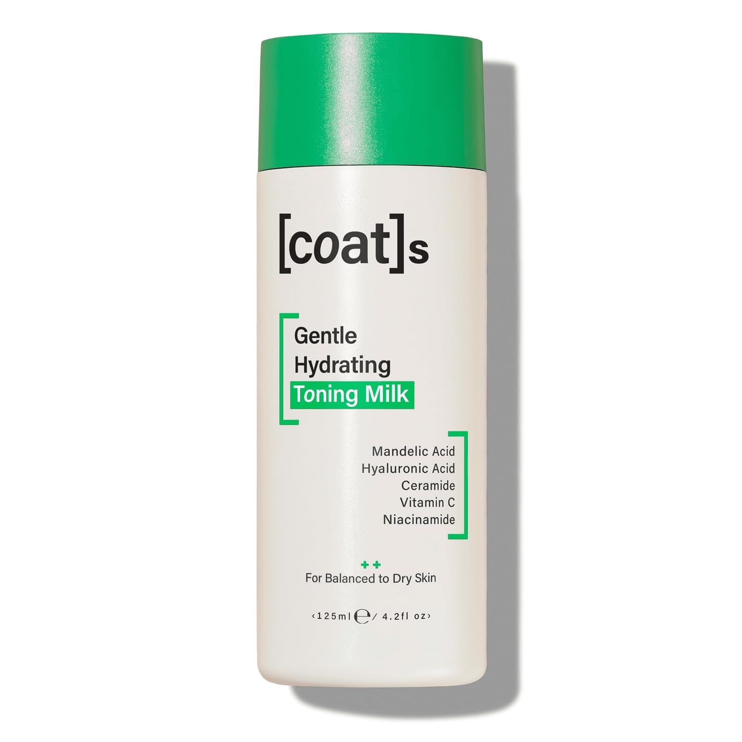 Coats Gentle Hydrating Toning Milk - Hydrates, Protects + Exfoliates to Help Prevent Breakouts - Dermatologically Approved + Clinically Proven - 4.2 oz