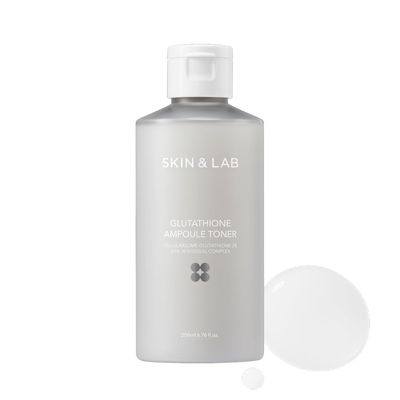 [Skin&amp;LAB] Glutathione Ampoule Toner 6.76 fl oz, Improve Dart Spot, Hyperpigmented, Skin Clarity, Korean Toner for Sensitive Skin