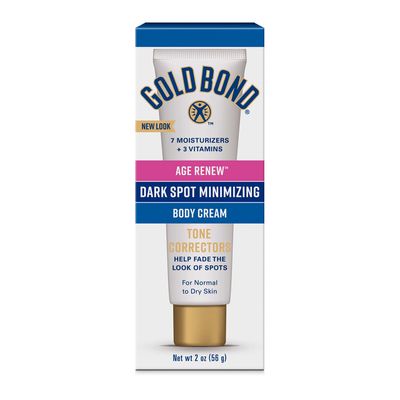 Gold Bond Age Renew Dark Spot Minimizing Age Renew Body Cream, 2 oz., With No Bleaching Agents