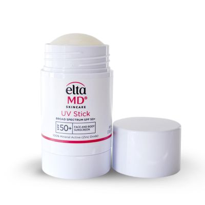 EltaMD UV Stick Sunscreen for Face and Body, Mineral SPF 50+ Face Stick Sunscreen with Zinc Oxide, Travel Size, 1.3 oz