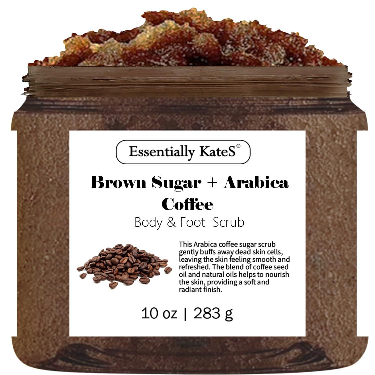 Brown Sugar + Arabica Coffee Body &amp; Foot Scrub 10 oz