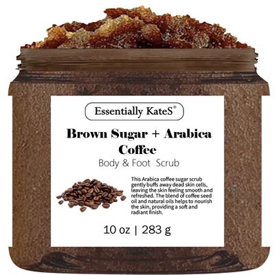 Brown Sugar + Arabica Coffee Body &amp; Foot Scrub 10 oz