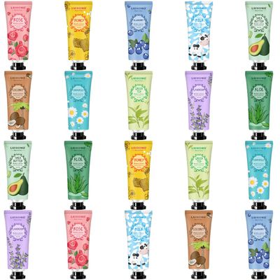 20 Pack Mini Body Lotion Gift Bulk for Dry Skin, Travel Size Small Body Cream With Shea Butter Natural Fragrance Moisturizing Body Lotion for Women,Gift Sets for Birthday Christmas Valentines Gifts