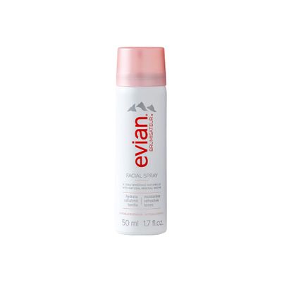 Evian Facial Spray, 1.7 oz. - Instantly Hydrate - Refresh Skin - Revive Makeup - TSA Compliant - All Skin Types - French Alps Skincare