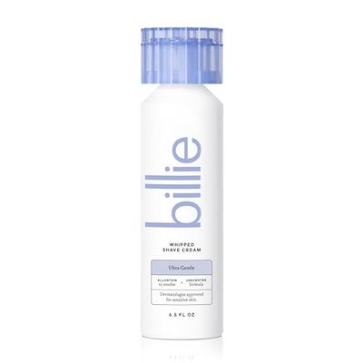 Billie Whipped Shave Cream - Ultra Gentle Protection - Fragrance-Free &amp; Dermatologist-Approved - Designed for Sensitive Skin - 6.5 fl oz