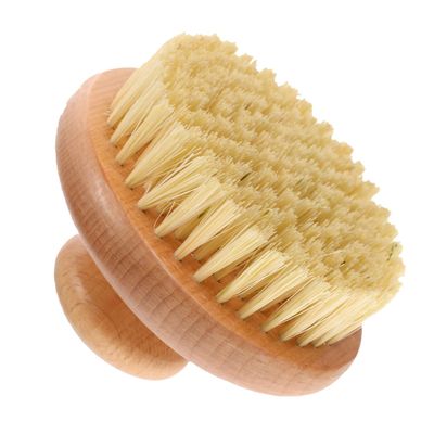 Bath Brush for Exfoliating Skin Handheld Bath Scrubbing Brush for Shower Cleaning Body Care and Home Spa Massage Natural Bristles for Skin Care