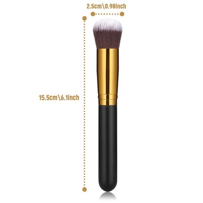 2 Pack Self Tanner Brush Kabuki Foundation Brush Large Sunless Tanning Face Brush Easily Apply Self Tanner to Face and Blend Areas for Men Women (Round Head)