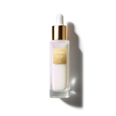 FEMMUE Glow Drops Hydrating Face Serum (1.01 oz) | With Rose Water, Hyaluronic Acid, Ceramides to Moisturize &amp; Revive Dry Skin | Korean Skin Care