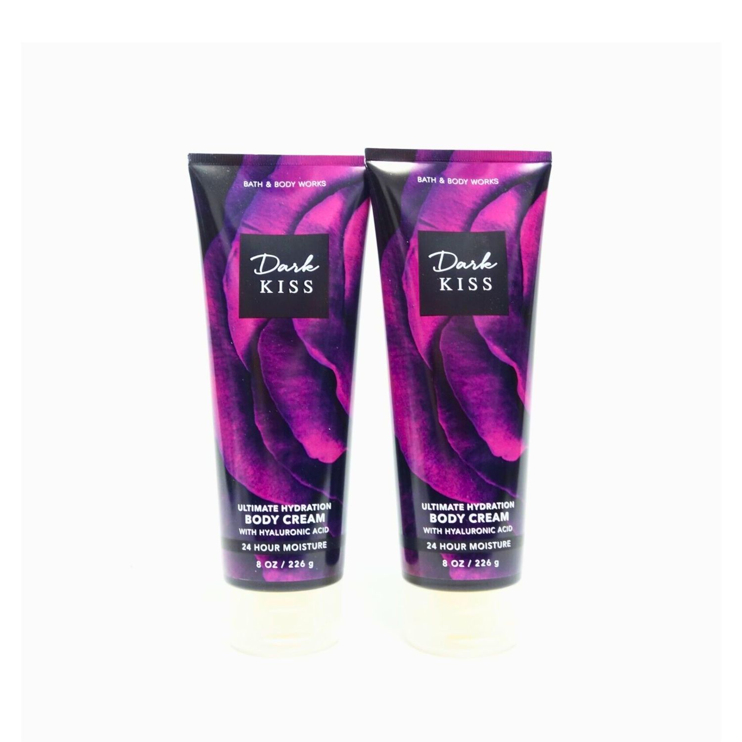 Bath &amp; Body Works Body Cream, Gift Set of 2, 8oz Each (Dark Kiss)