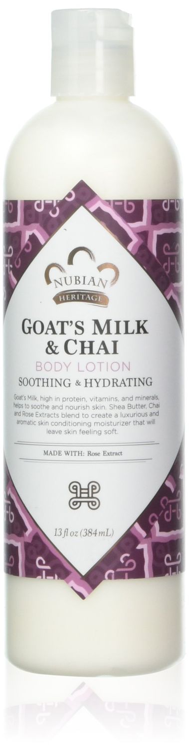 Body Lotion Goat&#39;s Milk &amp; Chai Nubian Heritage 13 oz Lotion