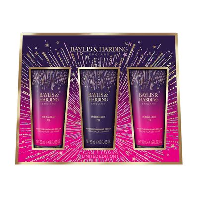 Baylis &amp; Harding Gift Set for Women - Luxuruy Hand Care Pack - Moonlight Fig - 2 Pack