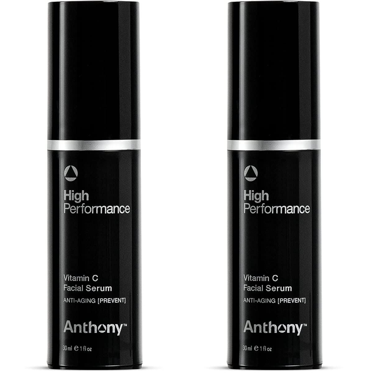 Anthony High Performance Vitamin C Cream Treatment. Advanced Anti-Aging Serum for Face with Polypeptides &amp; Salicylic Acid. Dark Spot Corrector Moisturizer for Face Brightening, 2 Pack (1 Fl Oz)