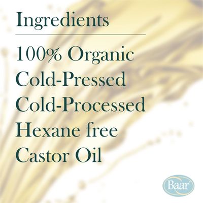 Baar Organic Castor Oil - Gallon - Palma Christos Brand - Hexane FREE! Cold Pressed! Many castor oil uses! Castor oil for Hair, Eyelashes, Eyebrows, Skin, Eliminations. A Healing Oil! Guaranteed