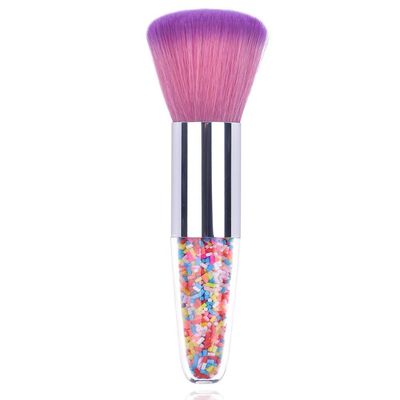 AKOAK 1 Pack Soft Nail Art Dust Brush, Acrylic and Makeup Powder Blush Brush, Base Makeup Brush and Bronzer, Powder Mineral Brush Daily Makeup