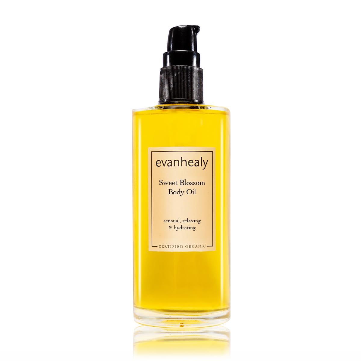 evanhealy Sweet Blossom Body Oil | Organic Jojoba, Sesame, &amp; Sunflower Oil Blend | Body Moisturizer, Massage Oil, Facial Cleanser &amp; Scalp Cleansing