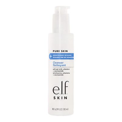 e.l.f. SKIN Pure Skin Cleanser, Non-Foaming Gentle Daily Face Wash For Sensitive Skin, Removes Impurities Without Irritation, Vegan &amp; Cruelty-Free